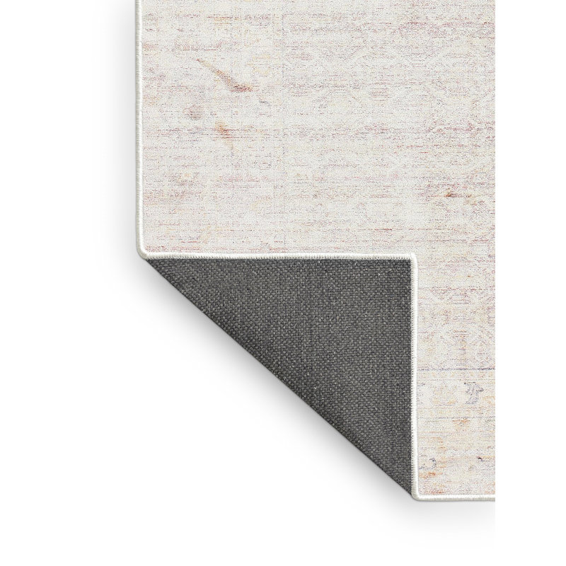 Tapis abstrait crème, Rectangle 8 pi x 12 pi
