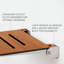 Banc de douche pliable SlimLine