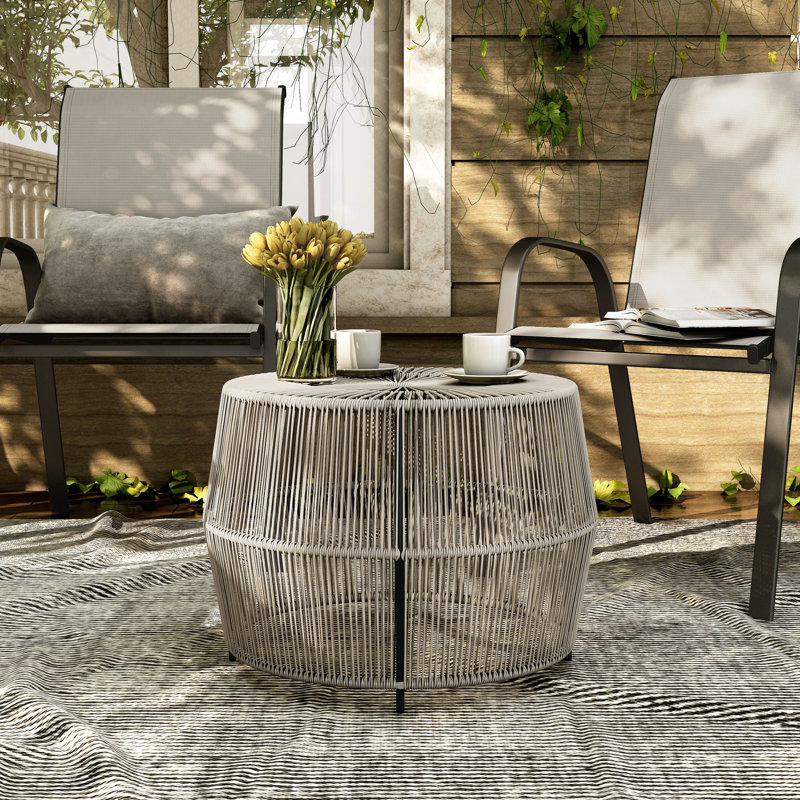 Table basse d'extérieur Egenoise, Gris