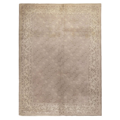 One-of-a-Kind 6'10" X 9'11" 1960s Wool Area Rug in