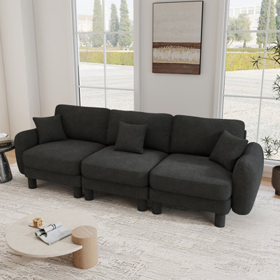 Canapé 3 places Modern Boucle
