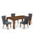 Grey/Sandblasting Antique Walnut