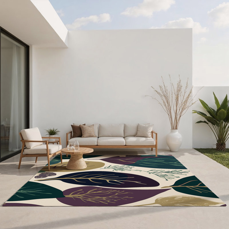 Dreamcatcher Boughs Indoor And Outdoor Area Rug, Rectangle 1'6" x 2'6"