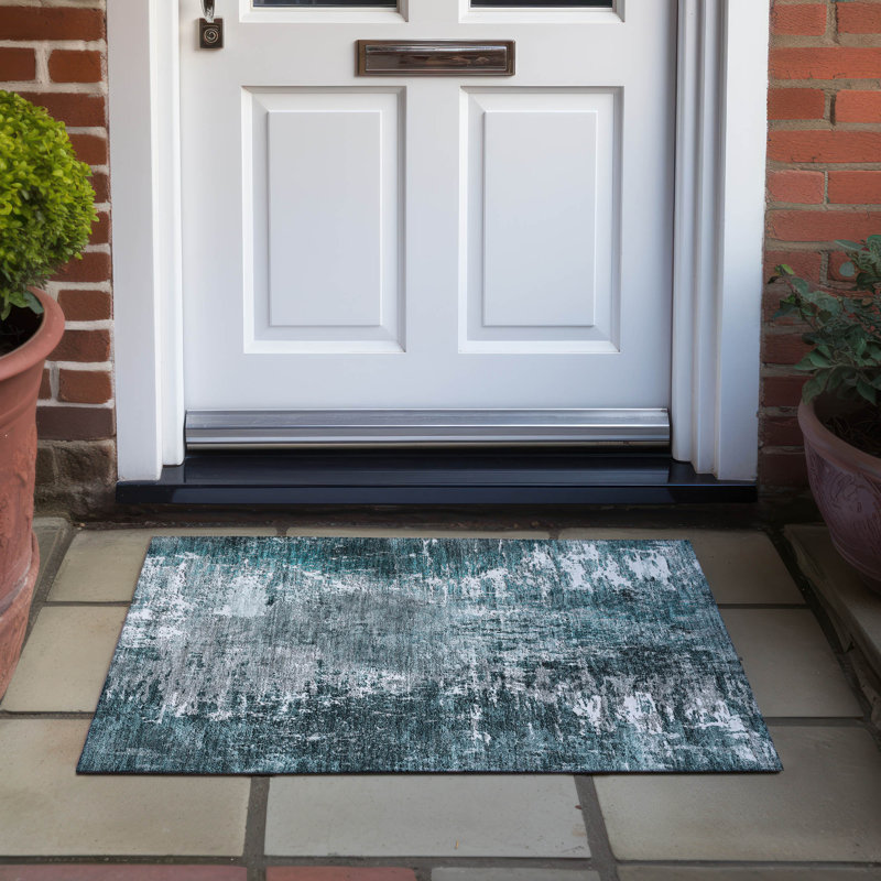 Tapis intérieur / extérieur Karsyn, Rectangle 1 pi 8 po x 2 pi 6 po