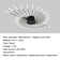 Caddaric Modern LED Ceiling Light,42-Light Heads Flower Shape Ceiling Lights,with Remote Control