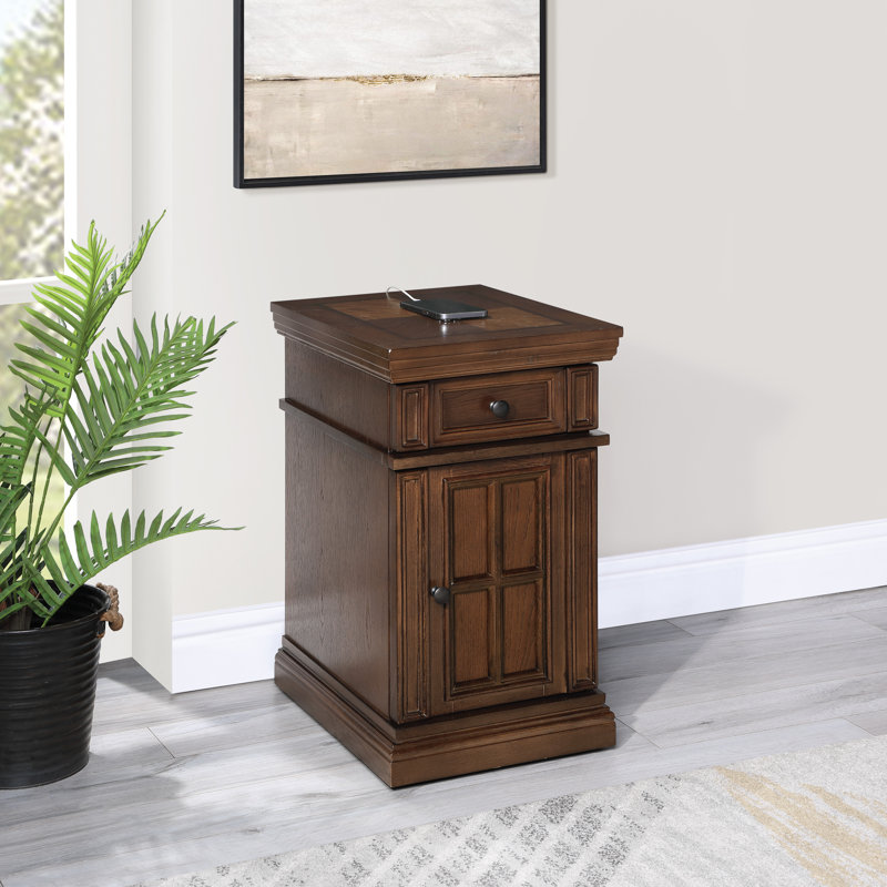 Caletha Side Table with Powersocket
