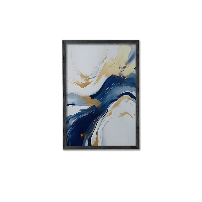 Ensemble de 3 panneaux décoratifs élégants en bois aggloméré, cadre en bois massif, 13,4 x 19,3 x 0,6 pouces | Œuvre d'art 100% MDF avec impression numérique | Parfait pour le salon, la chambre à coucher et le bureau, design élégant et moderne