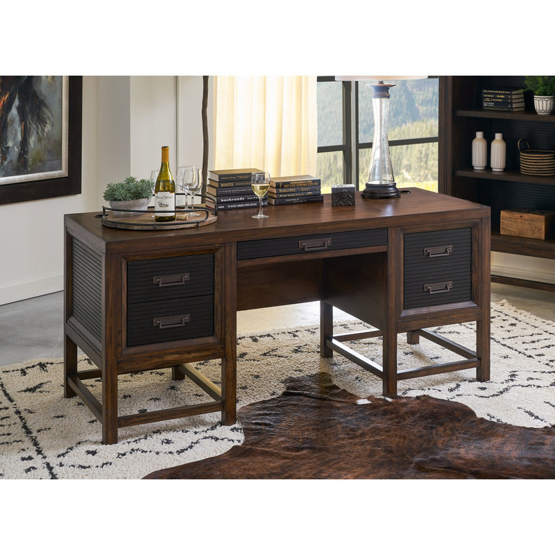 Solid Wood Executive Desk