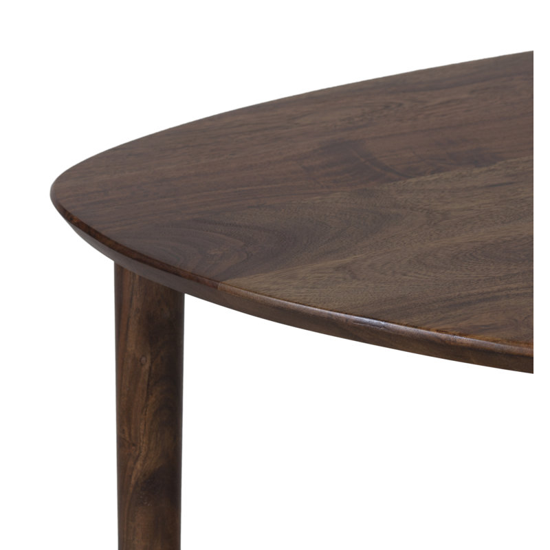 Table de bout en acacia massif, brun