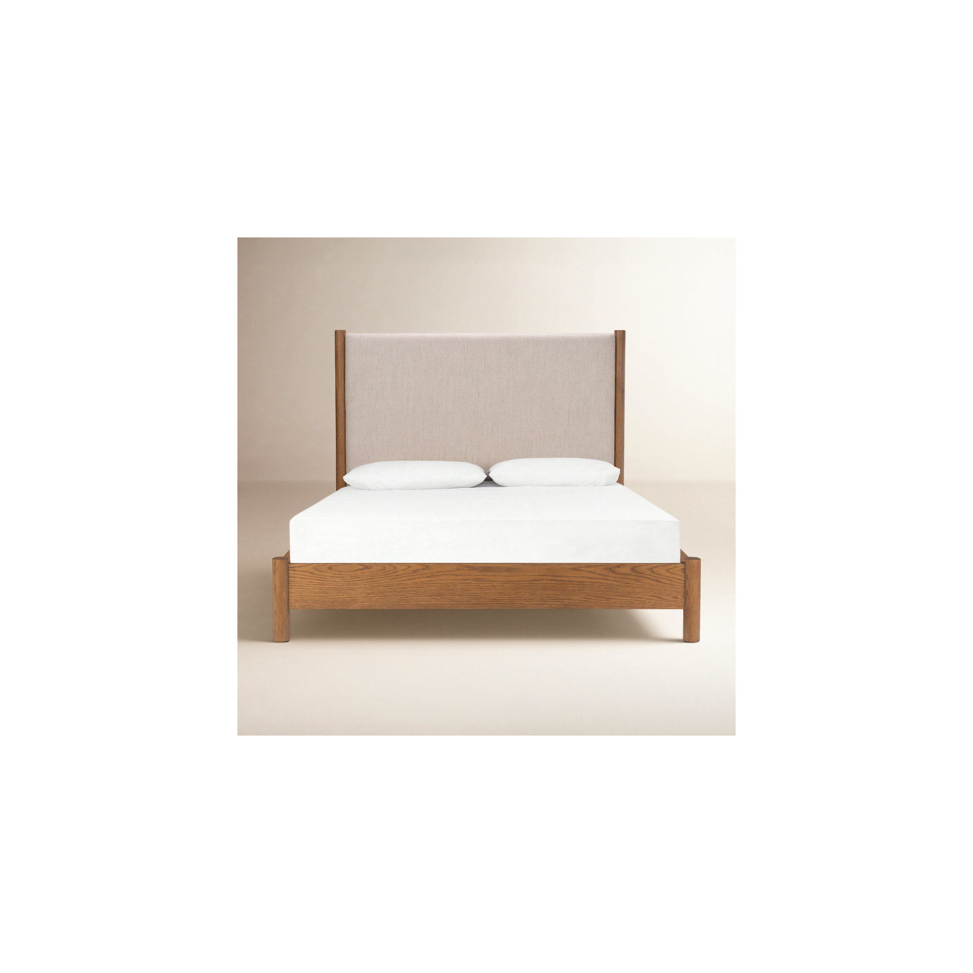 Linda Upholstered Bed, Essence Natural, Queen