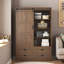 Armoire de rangement haute avec garde-robe de chambre à coucher-247377879