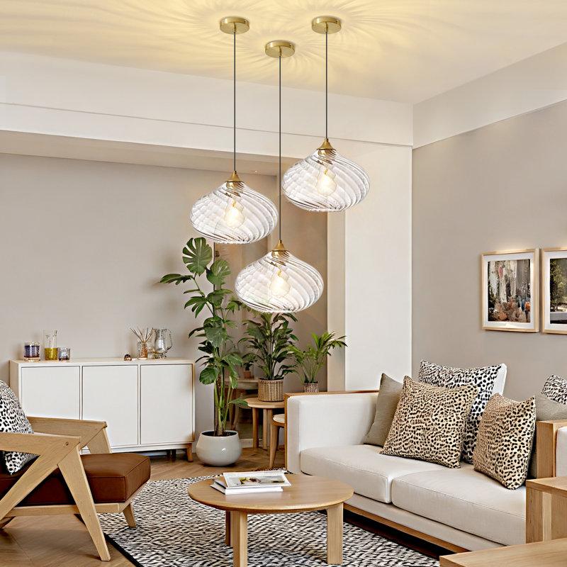 1 - Light Gold Novelty Pendant