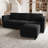 L-Shapedr Sectional Sofa With Moveable Ottoman-1529627211-1529627215