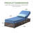 Laguna Outdoor Patio Chaise Lounge Chair, Luxury Rattan Recliner With 6-Position Backrest & 5-Inch Thick Cushions Set Of 4-1825663698