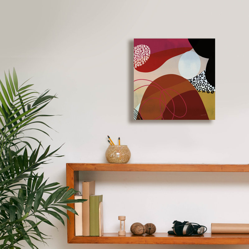  «Variété 8» par Cheryl Warrick, art mural sur toile, 12 po x 12 po