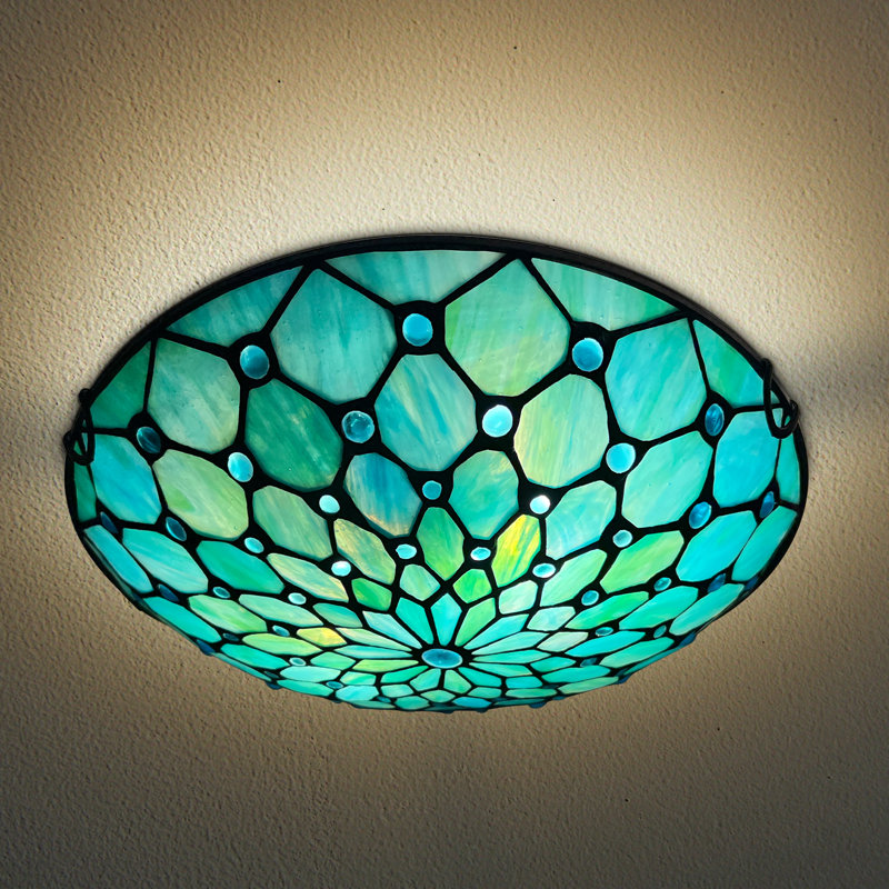 Tiffany Glass Flush Mount