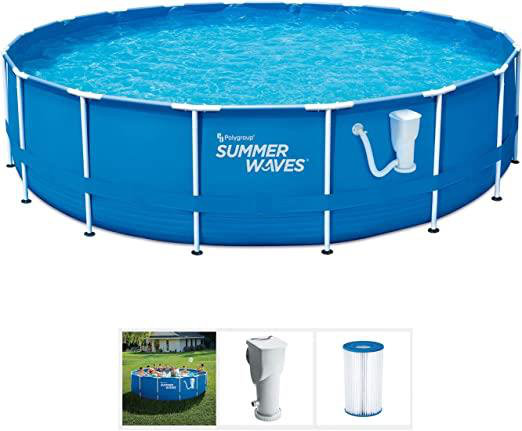 Resin Round Frame Set Pool H x W x L, 76cm H x 304cm W x 304cm L