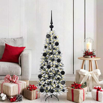 Artificial Christmas Tree with 150 LEDs White
