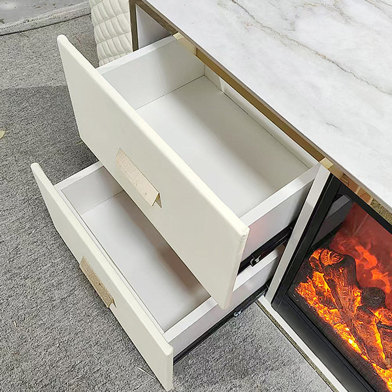 Meuble télé Modern Rock, H 17,72 po x L 78,74 po x l 15,75 po