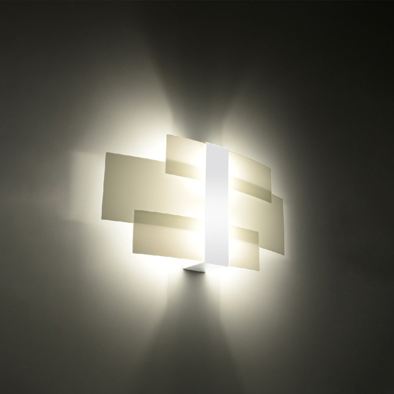 Petry Flush Mounted Sconce, Biały