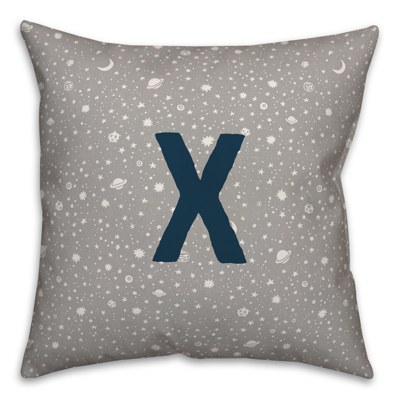 Housse de coussin carré et insert, X