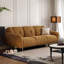 Coussin de canapé modulaire rétro 100% polyester doré-1672474879