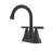 2 Bathroom Sink Faucet In Matt Black, Approved, Deck-Mounted, With Stainless Steel & Zinc, Ceramic Cartridge, 1.2 Gpm Flow, Pull-Out Feature Flow Rate, Design-121597121