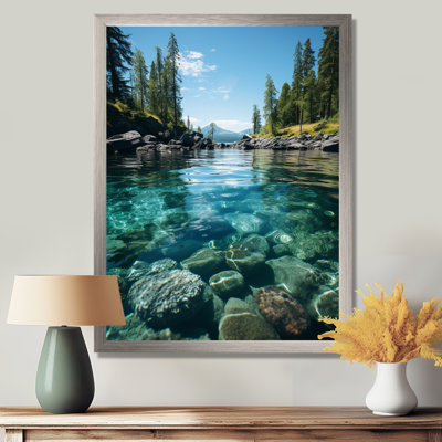 «Basnett Alaska Pristine Waters», reproduction d'art sur toile