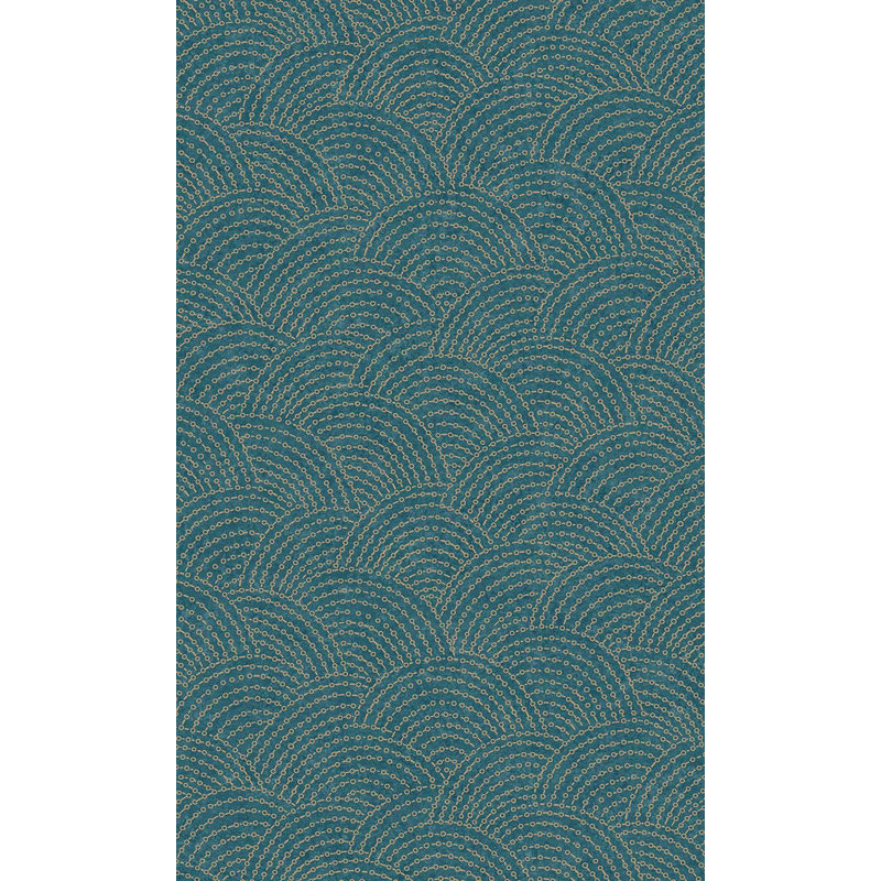 Katreena Geometric Double Roll, Blue