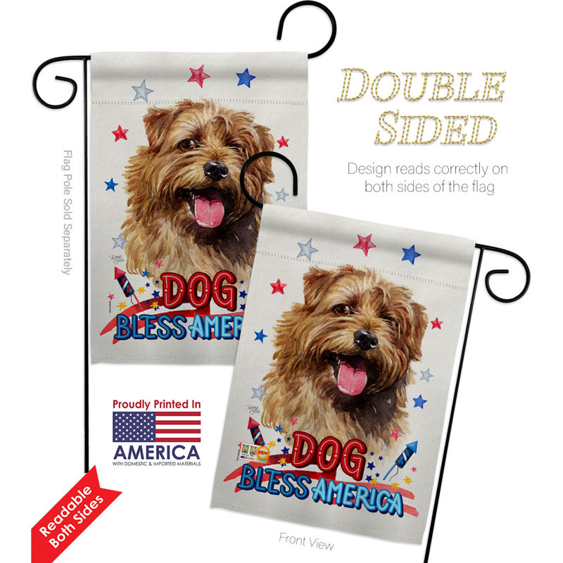 Double Sided 18.5'' H x 13'' W Polyester Animal Garden Flag