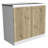 Napoles Utility Sink and Laundry Room Sink Cabinet with Integrated Stainless Steel Sink and Interior Storage Shelves-65624884