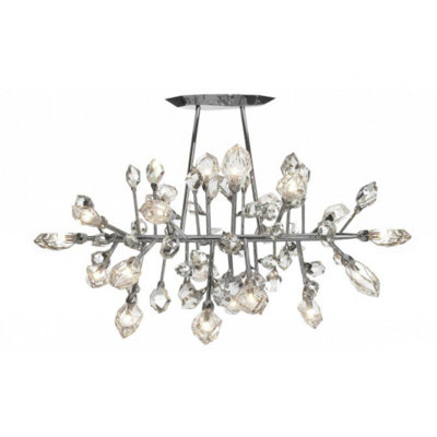 Lustre encastré avec détails en cristal Spoutnik Excess Mount Light
