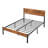 Queen Bed Frame With Wood Headboard And Footboard, Heavy Duty Platform Bed With Under Bed Storage, No Box Spring Needed