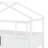 Xanthe Twin Over Full House L-Shaped Bunk Bed with Shelves -1371480931