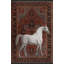 Tapis décoratif moderne à motif cheval foncé beige-286446366
