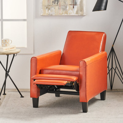 Fauteuil inclinable manuel en similicuir de 27 po de largeur Licause