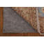 Tapis bleu en laine noué à la main de conception unique 3 pi 0 po x 4 pi 0 po New Age