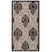 Arneshia Damask Sand/Black Area Rug-20794551