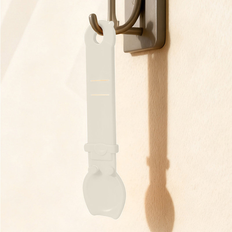Cuillère d'alimentation pour animaux pour gâteries pour chats, 5,7 po x 2,56 po, Beige
