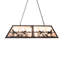 48" Long Ducks In Flight Oblong Pendant