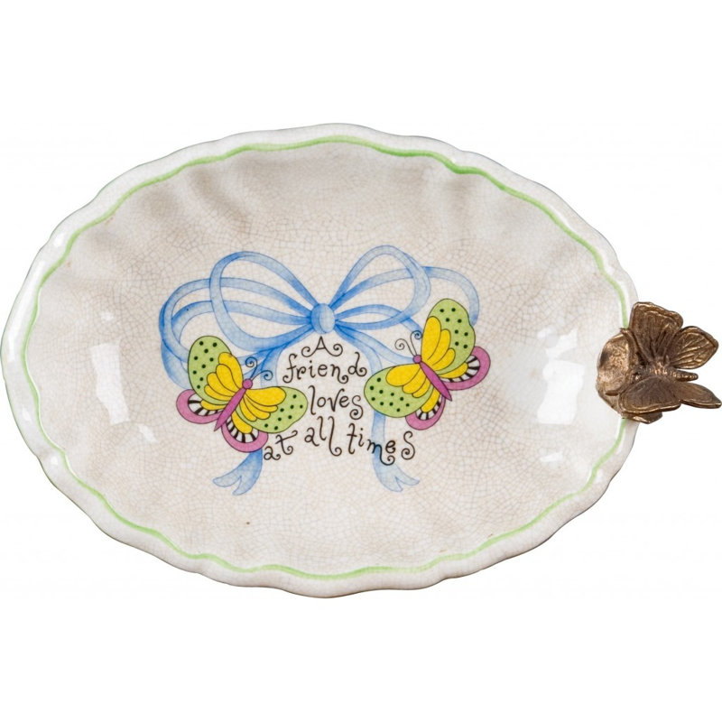 Tish Handmade Porcelain Decorative Plate