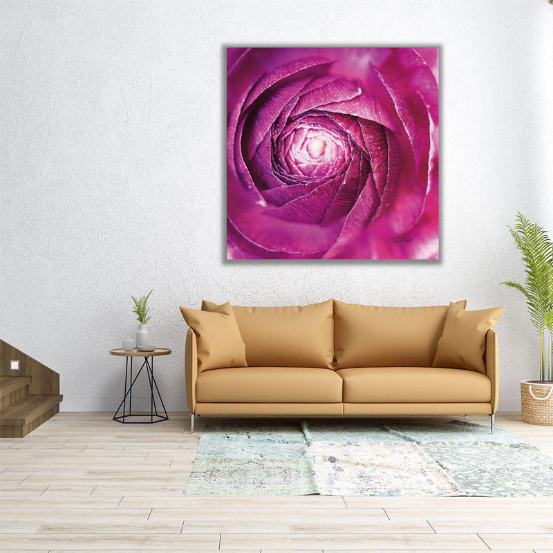 «Ranunculus Abstract I», reproduction d'art sur toile, H 30 po x l 30 po