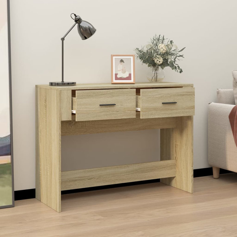 Nolwen 100cm Console Table, Sonoma Oak