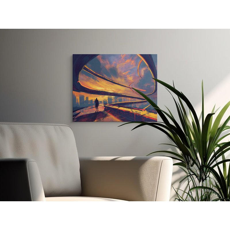 1 Piece Wrapped Canvas Wall Art Set, 40.64 cm H x 60.96 cm W