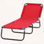 Chaise longue pliante avec inclinaison à 5 niveaux-842426584