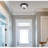 Abdurrauf Glass Flush Mount