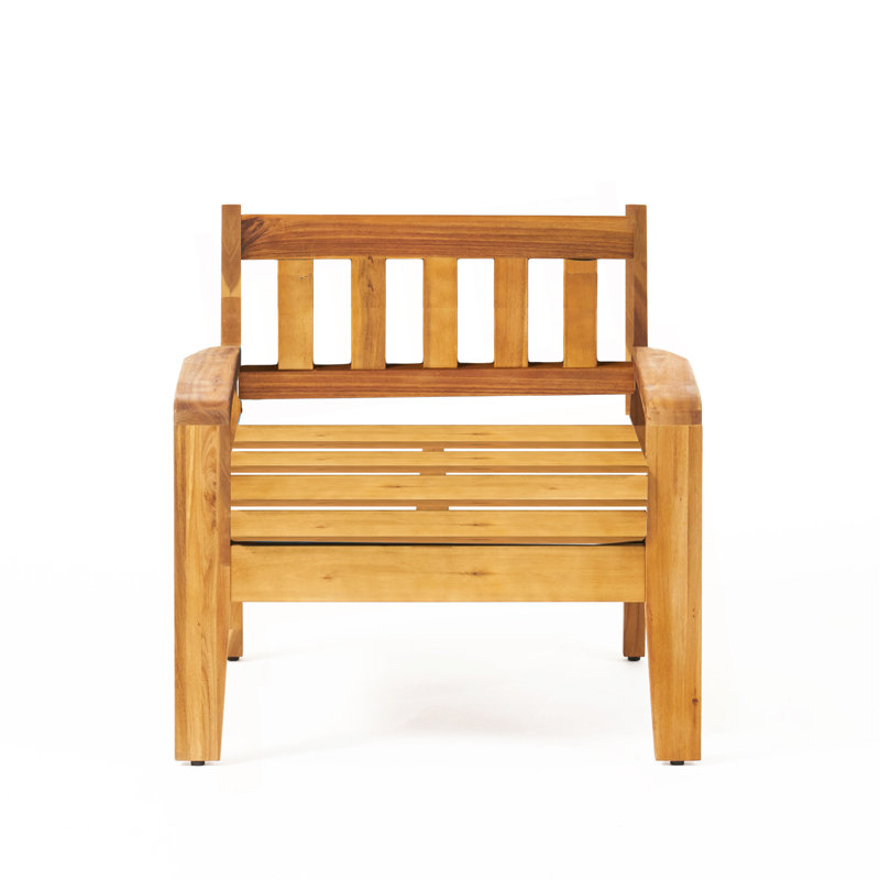 Fauteuil de patio, Teck