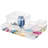 Sorbus 12-Piece Storage Set with Secure Lids - Clear Stackable Plastic Bins