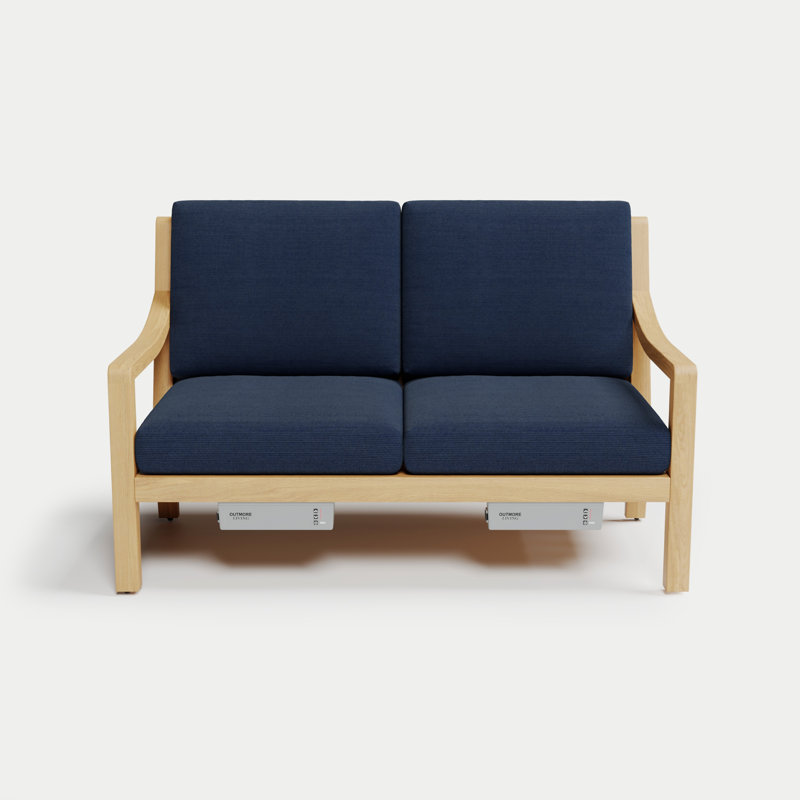 Solerno Heated Loveseat, Indigo