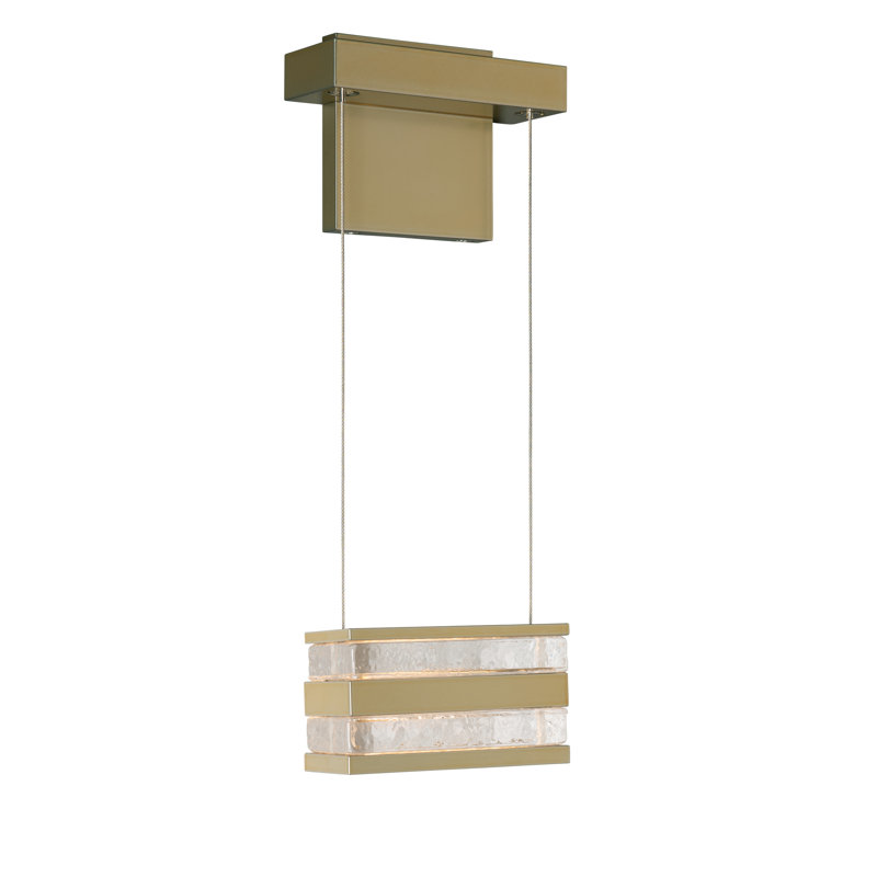 Stacks Aluminum LED Wall Sconce, Brass